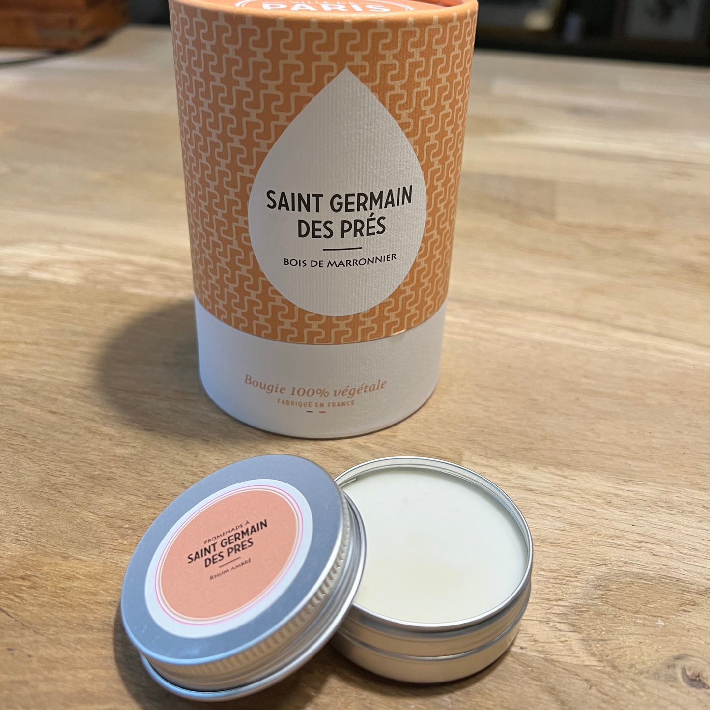 Echantillon BOUGIE PATCHOULI _ SAINT GERMAIN DES PRÉS