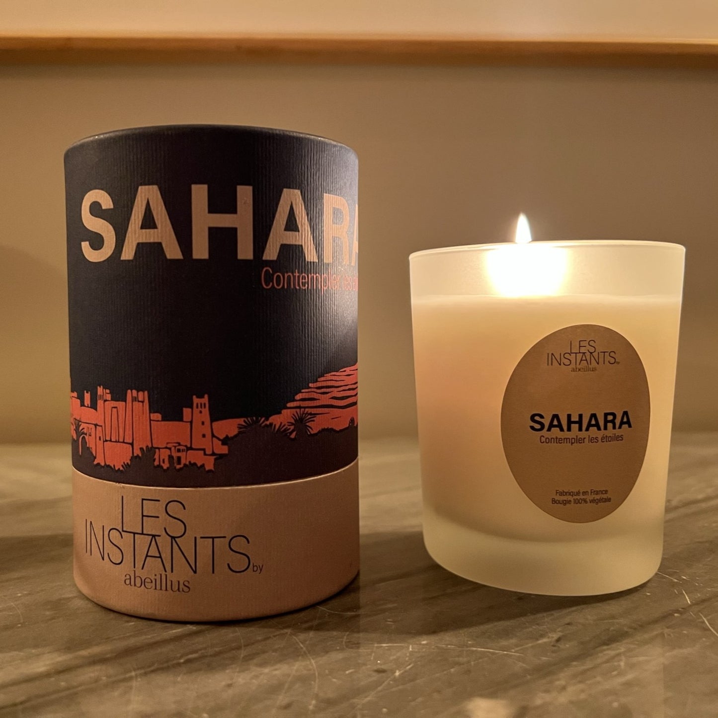 BOUGIE SABLE BLOND & PATCHOULI  _  SAHARA