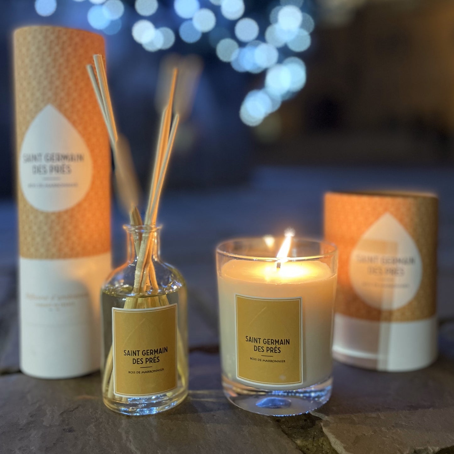 Set Bougie & Diffuseur Patchouli _ Saint Germain des Près