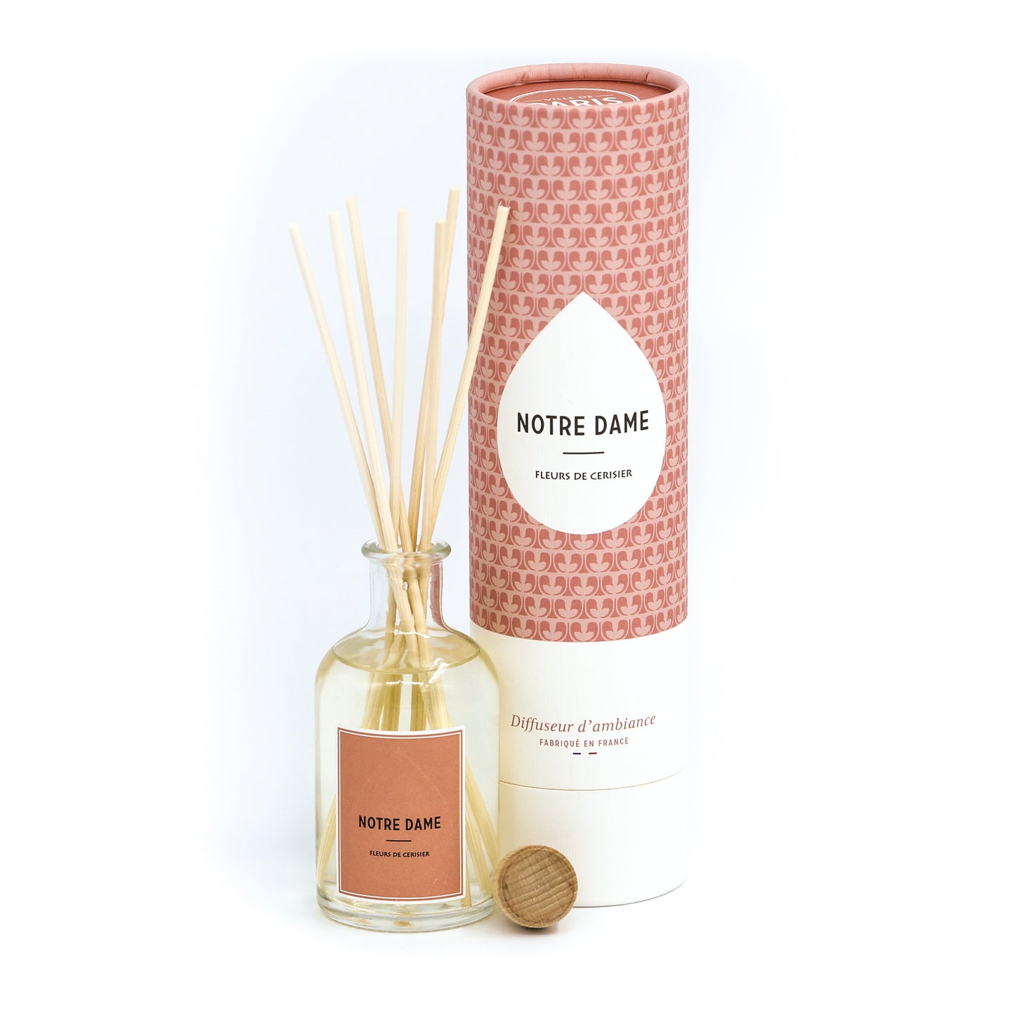 Set Bougie & Diffuseur Fleurs de Cerisier & Encens _ Notre Dame